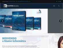 Tablet Screenshot of master-informatica.com